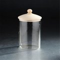 Diamond Star Diamond Star 64690 5 x 6 in. Glass Jar with Lid; Clear 64690